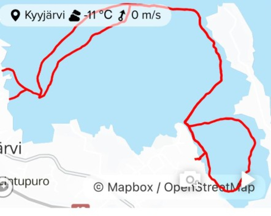 27.1. aurattu jäätie