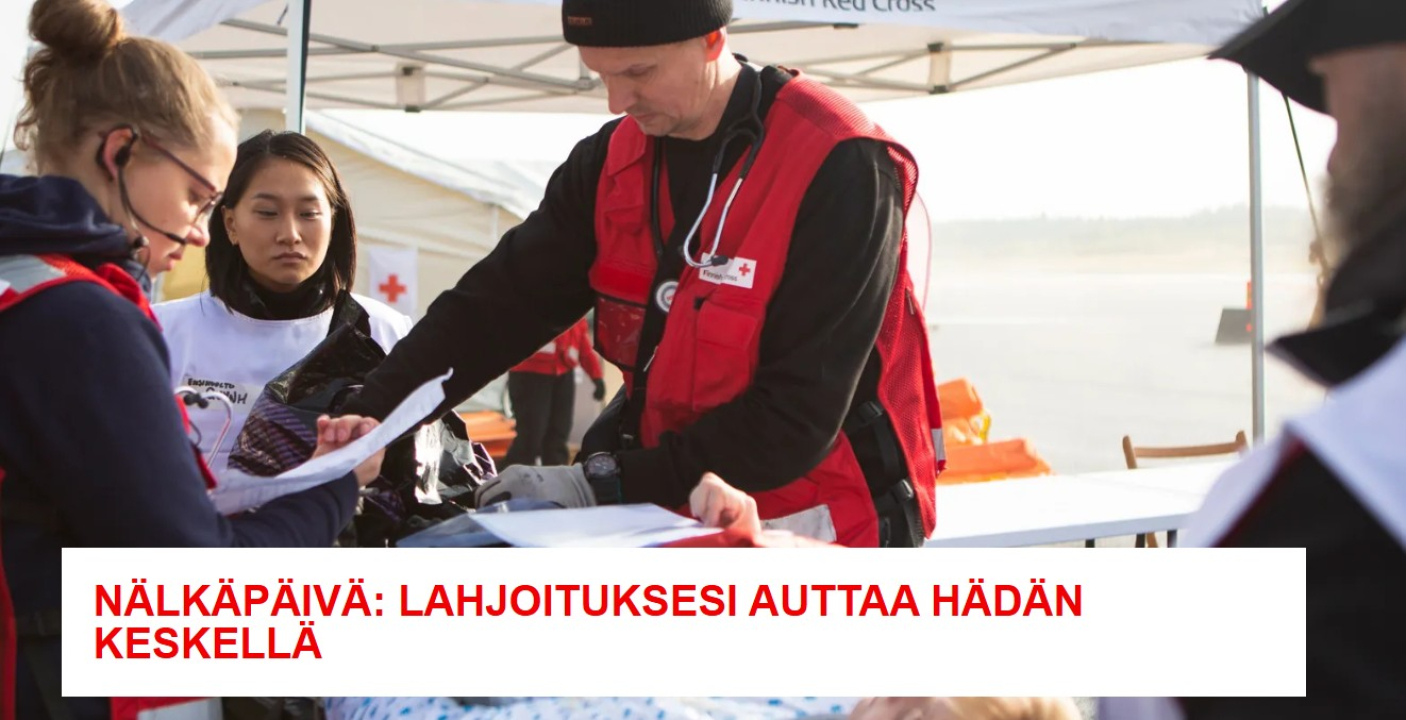 Kuva: Emilia Kangasluoma / Punainen Risti
