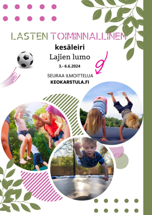 lasten toiminnallinen leiri