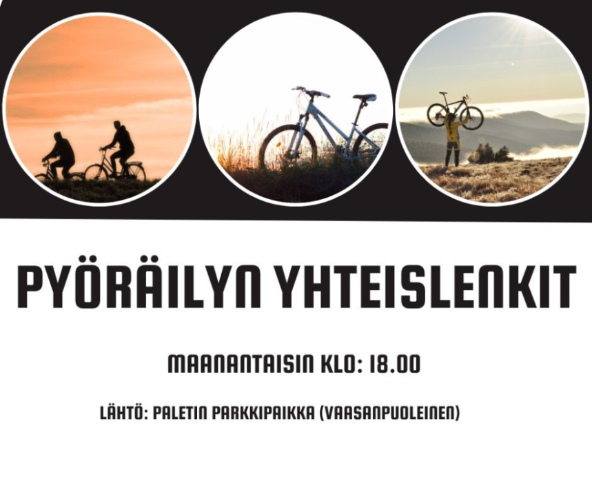 pyöräilyä kesän aikana