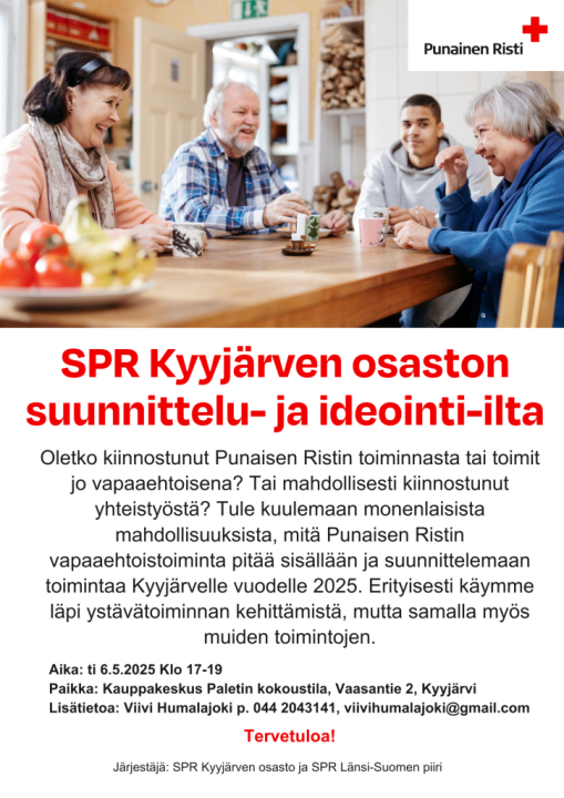 porukka pöydän äärellä 