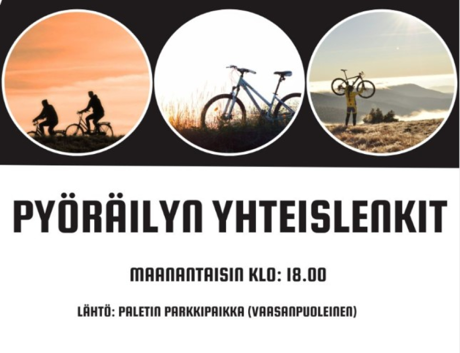 pyöräilijät