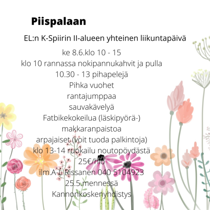 Piispalaan 8.6.