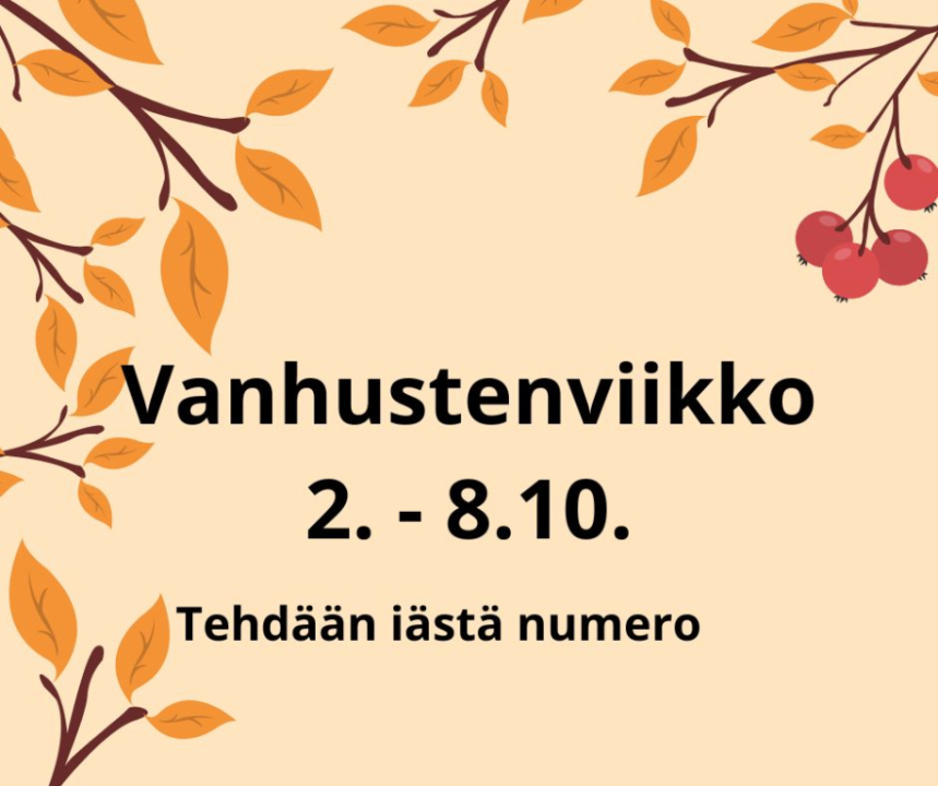 Syksyn toimintaa
