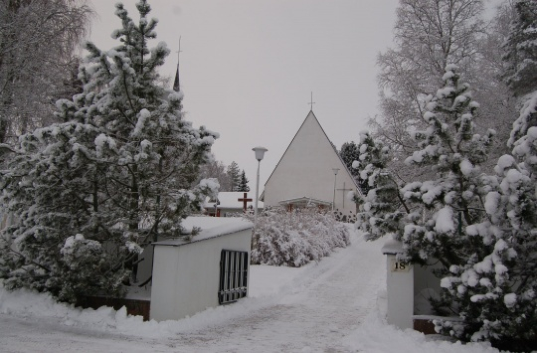 Kyyjärven kirkko, luminen maisema