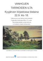 Vanhojen tarinoiden ilta.