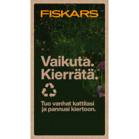 julisteessa lukee vaikuta ja kierrätä 