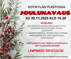 Joulunavaus 30.11.2025.