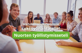Nuorten työllistymisseteli.