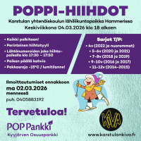 POPPI-hiihtojen mainos