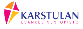 Karstulan evankelinen opisto logo.